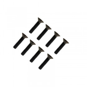 FTX Flat Head Hex Screw M4x20mm (8pc)